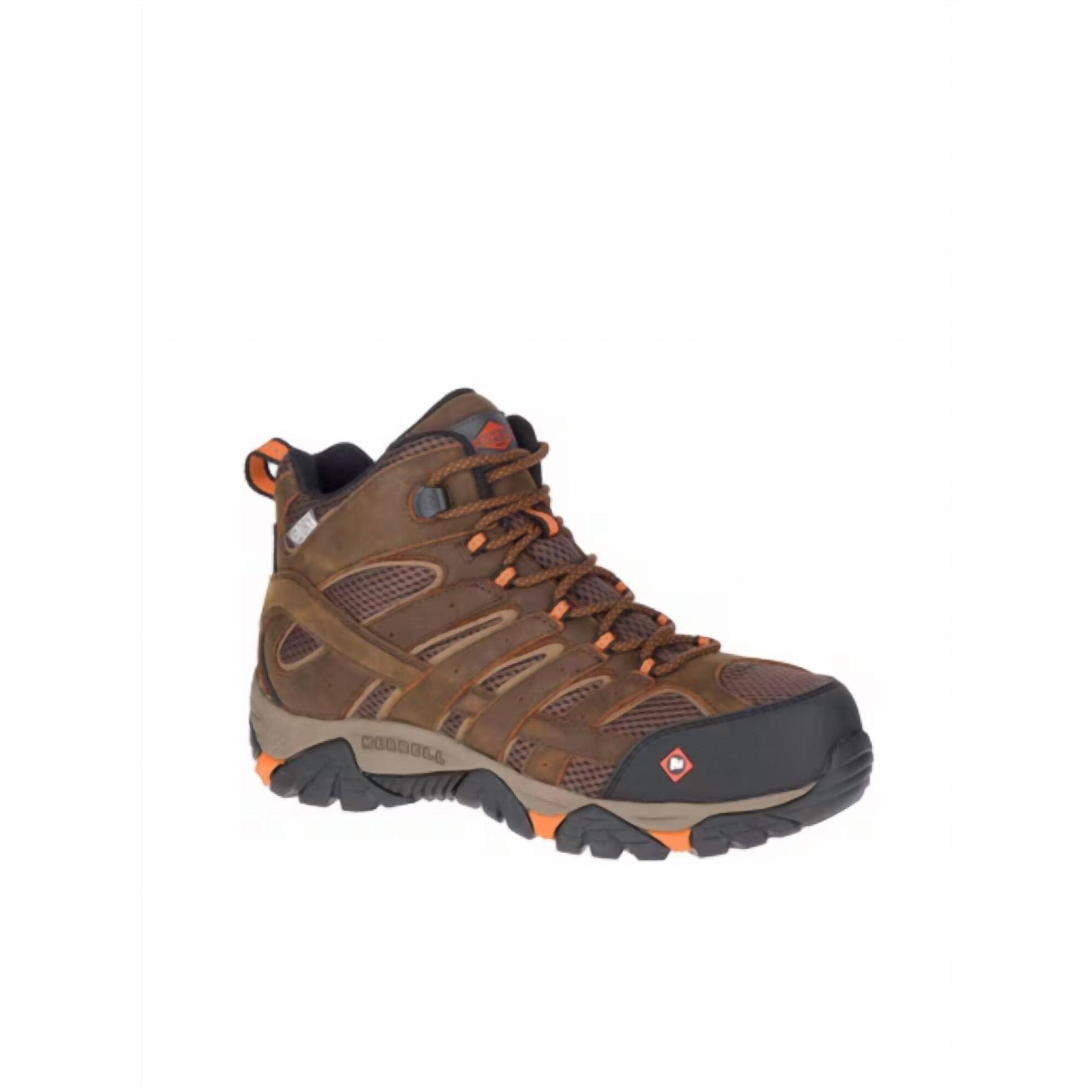 New Merrell Men's Moab Vertex Vent Safety Boots In Clay